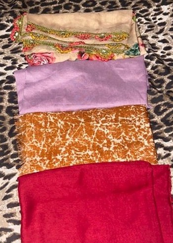 Çok Renkli Bohem Kadın eşarp - Görsel 2