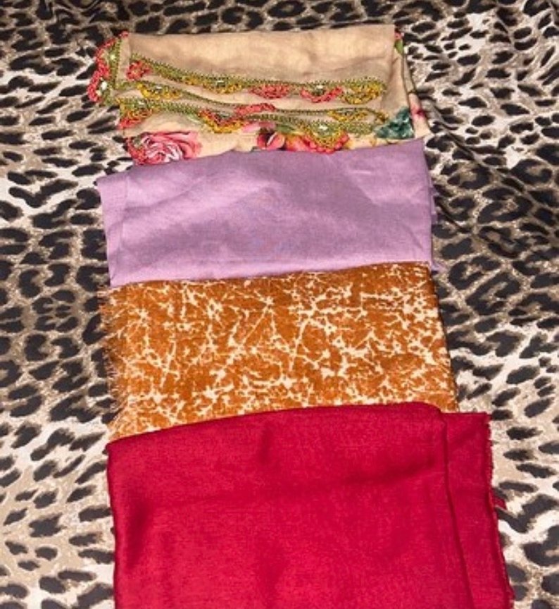 Çok Renkli Bohem Kadın eşarp - Görsel 2