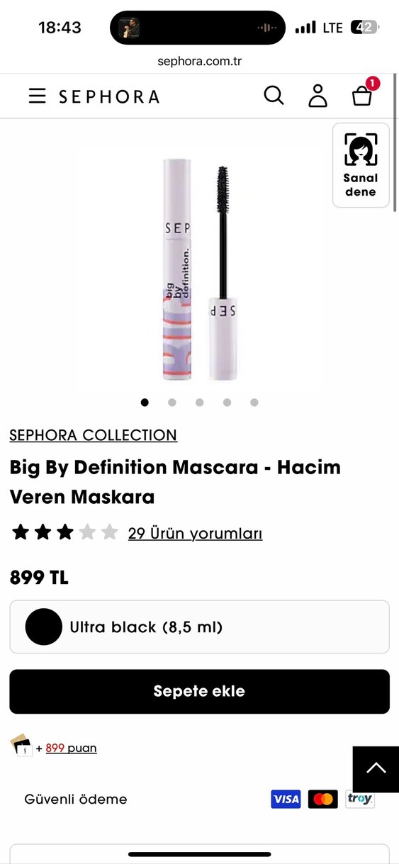 Sephora Collection Maskara - Görsel 2