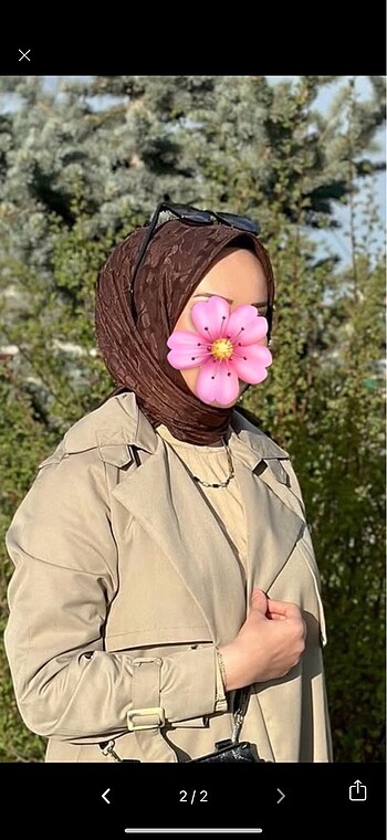 Armine Acı kahve eşarp