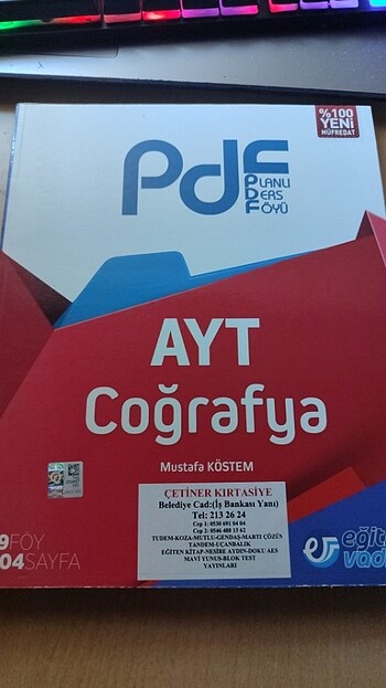 Eğitim vadisi ayt coğrafya soru bankası