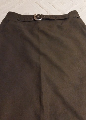 Drapeli Uzun Kadın Etek - Görsel 2