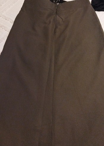 Drapeli Uzun Kadın Etek - Görsel 4