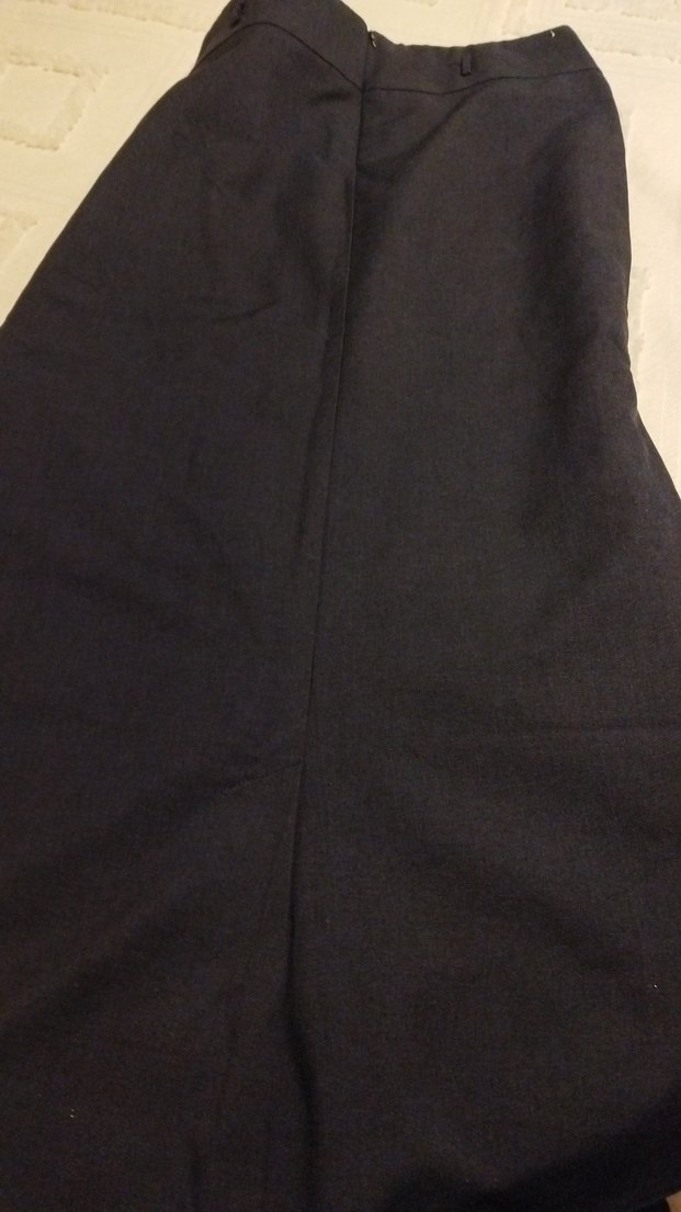 Kadın laciver Uzun Drapeli Etek - Görsel 3