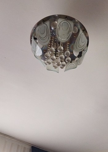 Beyaz Modern Tavan Lambası hem mavi ışık hem beyaz ayarlanabilir - Görsel 2