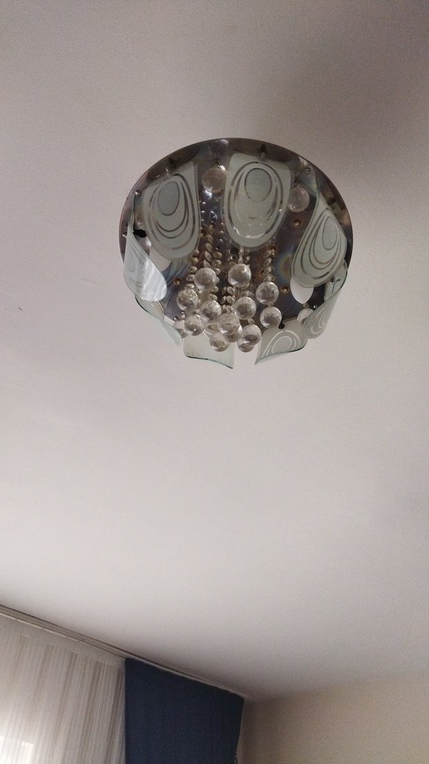 Beyaz Modern Tavan Lambası hem mavi ışık hem beyaz ayarlanabilir - Görsel 2