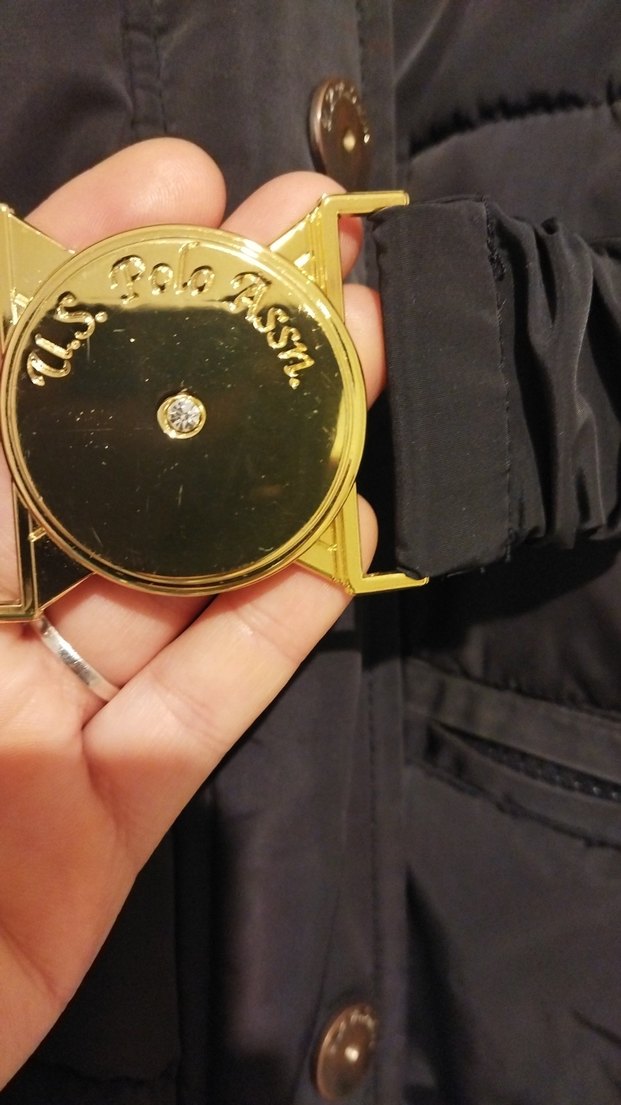 Kadın Siyah Kemerli Uzun Kış Montu - Görsel 2