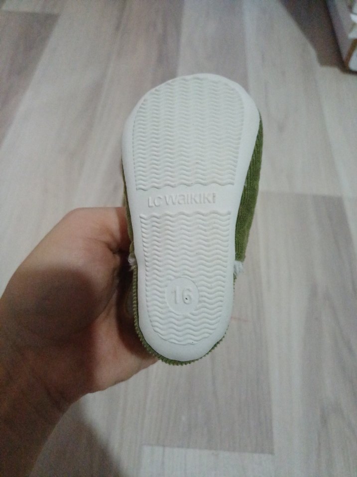 Erkek Çocuk Yeşil Örgü Sıcak Panduf - Görsel 3