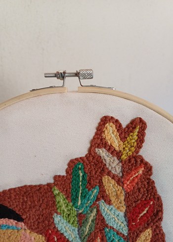 Beden Bohem Tarzı El Yapımı Nakış Tablo