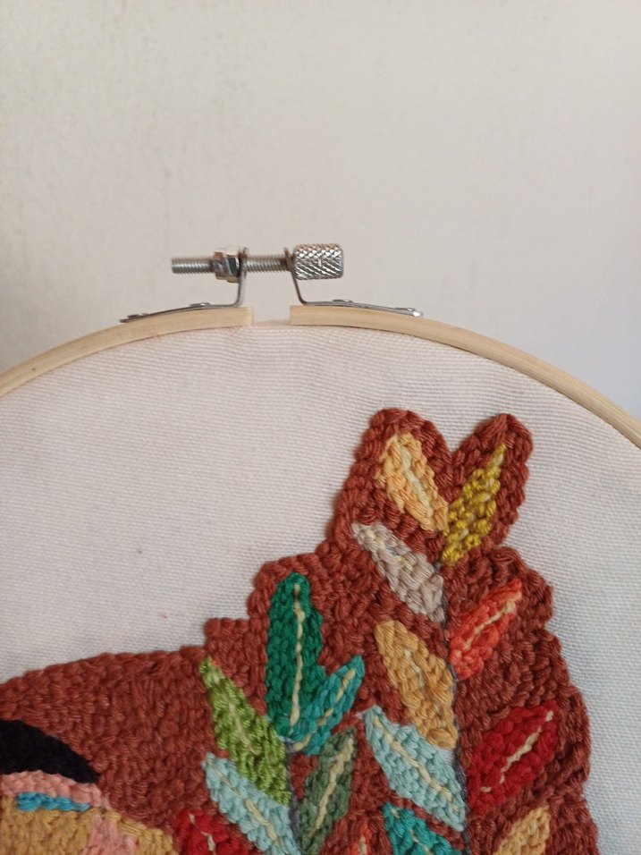 Bohem Tarzı El Yapımı Nakış Tablo - Görsel 3