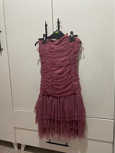 Diğer Abiye tütü elbise pembe
