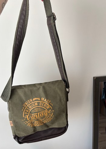 American Vintage Haki Vintage Capraz Canta