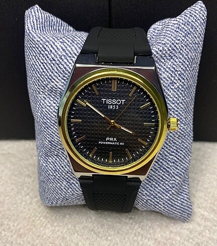 Tissot PRX Tarzı Kol Saati Altın Detaylı, Şık Tasarım