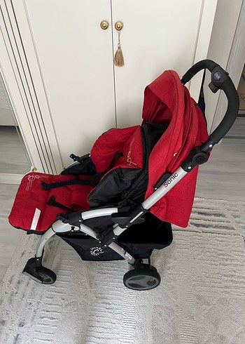 Casual Sonıc marka Kırmızı Bebek Arabası - Görsel 4