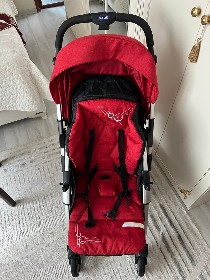 Casual Sonıc marka Kırmızı Bebek Arabası - Görsel 3