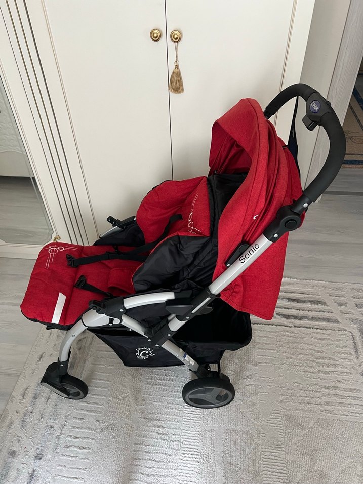 Casual Sonıc marka Kırmızı Bebek Arabası - Görsel 4