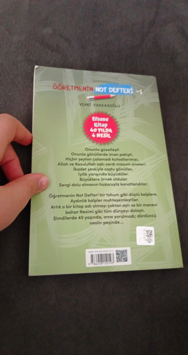 Öğretmenin Not Defteri 1 - Vehbi Vakkasoğlu - Görsel 2