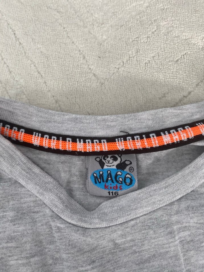 Erkek Bebek Gri Kısa Kollu Takım - Görsel 2