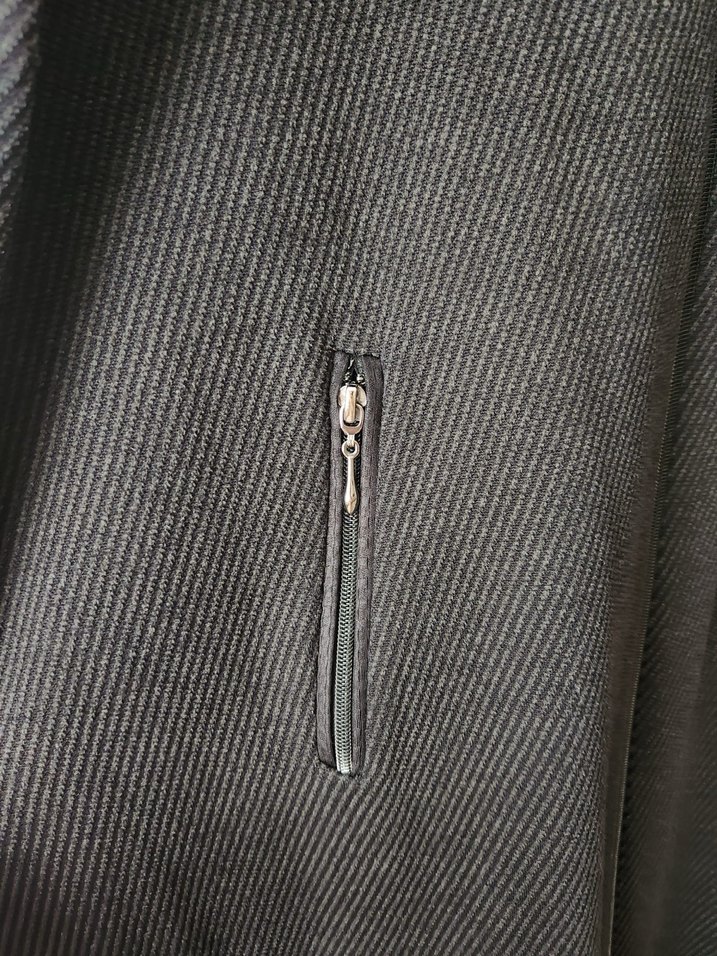 Fermuarlı Gri Kadın Uzun Mevsimlik Pardösü - Görsel 4