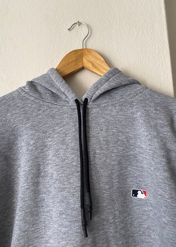 xl Beden Gri Kapüşonlu Kadın Sweatshirt
