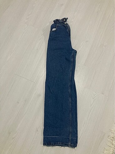 Diğer Koyu mavi Bol Paça Kot pantolon