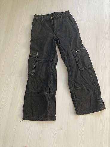 Stradivarius Stradivarius Siyah kargo pantolon