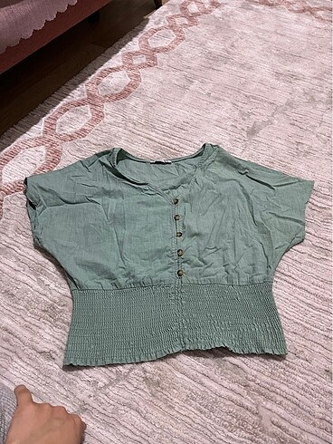 Mint yeşili bluz