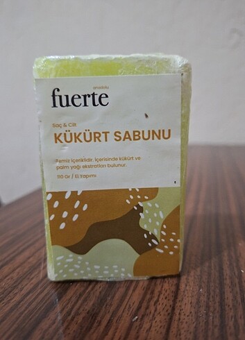 Doğal kükürt sabun