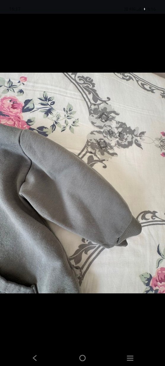 Gri Erkek Çocuk Sweatshirt Bisiklet Yaka - Görsel 4