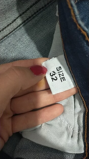 32 Beden mavi Renk İspanyol Jean