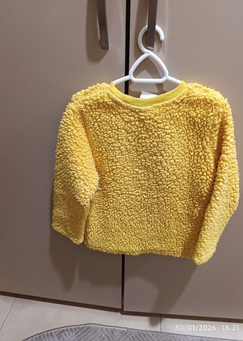 Sarı Minion Desenli unisex Çocuk Sweatshirt - Görsel 2