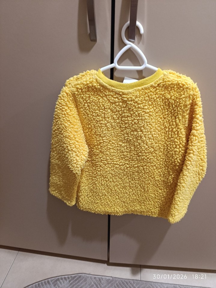 Sarı Minion Desenli unisex Çocuk Sweatshirt - Görsel 2