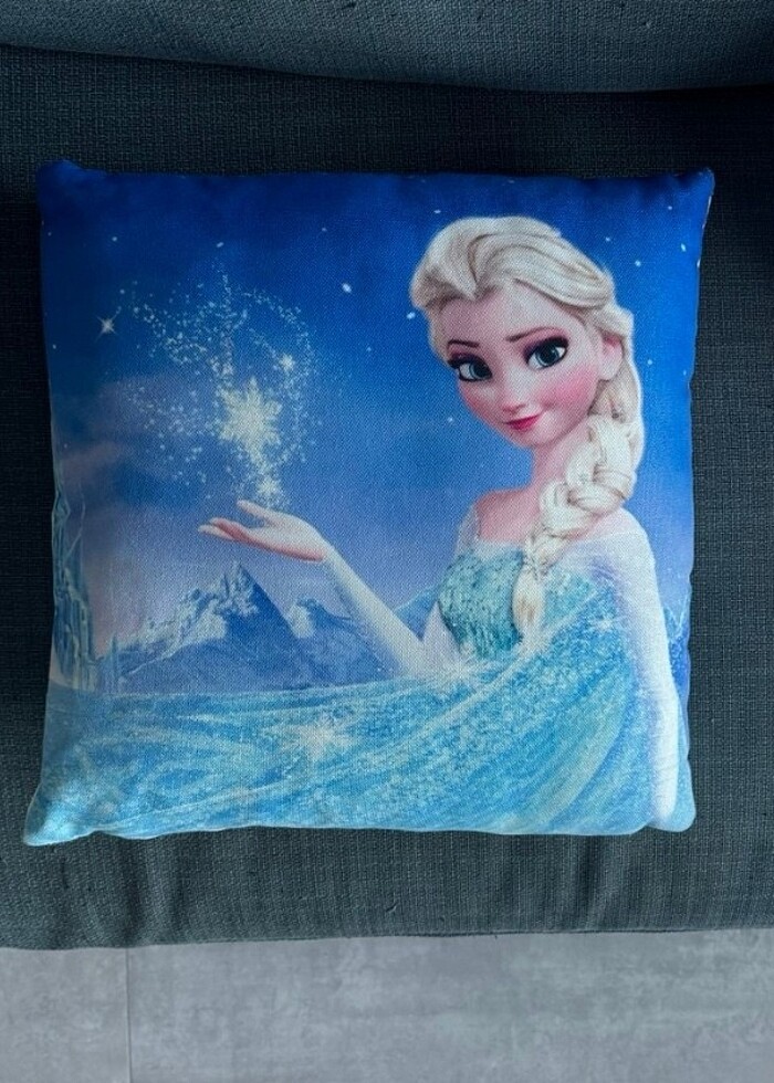 Frozen Elsa Anna Yastık - Görsel 2
