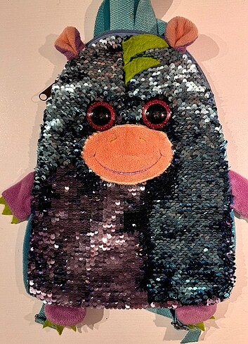 Çocuk ışıklı pullu sırt çantası - Görsel 3