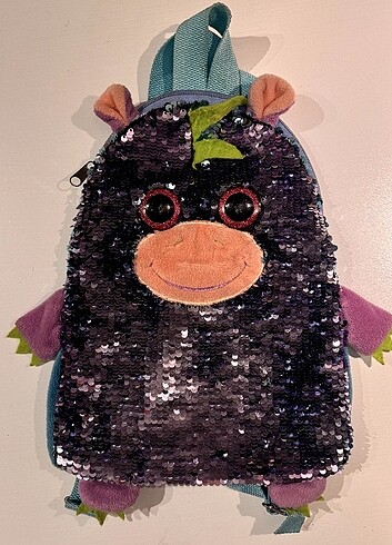 Çocuk ışıklı pullu sırt çantası - Görsel 4