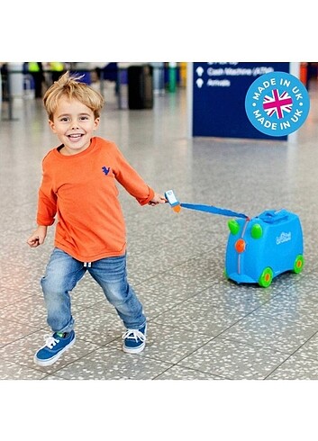 Trunki Çocuk Bavulu - Mavi Terrance/ yaş 3+ - Görsel 9