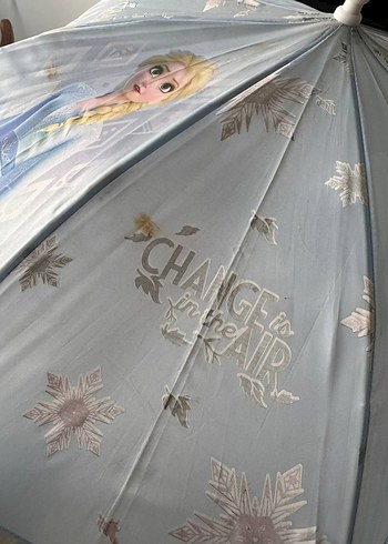 Elsa Frozen Kız Çocuk Şemsiye - Görsel 2