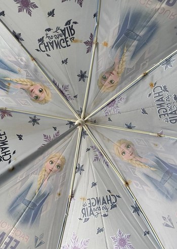 Elsa Frozen Kız Çocuk Şemsiye - Görsel 4