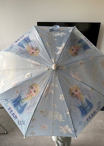 Elsa Frozen Kız Çocuk Şemsiye - Görsel 3