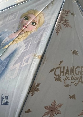Elsa Frozen Kız Çocuk Şemsiye - Görsel 6