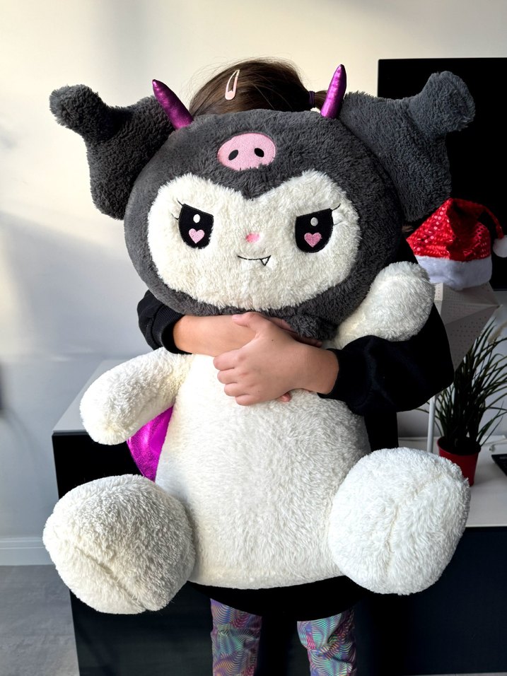 Büyük Boy Peluş Kuromi Oyuncak - Görsel 3