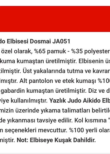 Beyaz Judo Aikido Elbisesi/ Kimono - Görsel 12