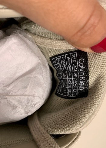 Calvin Klein Bej Kadın Spor Ayakkabı - Görsel 5