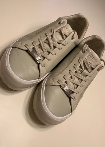 Calvin Klein Bej Kadın Spor Ayakkabı - Görsel 10