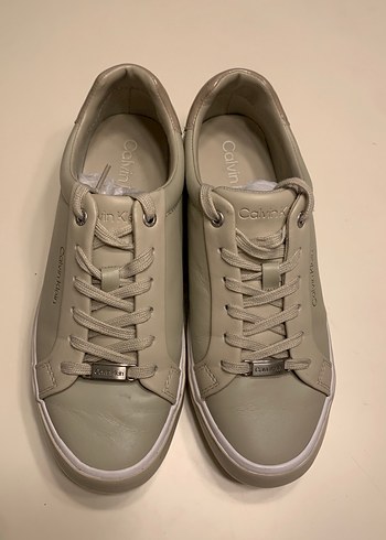 Calvin Klein Bej Kadın Spor Ayakkabı - Görsel 8