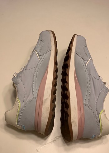 Beyaz Platform Topuklu Kadın Spor Ayakkabı - Görsel 4