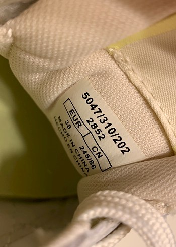 Beyaz Platform Topuklu Kadın Spor Ayakkabı - Görsel 7