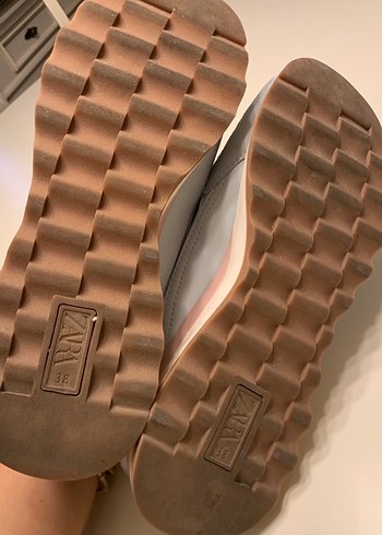 Beyaz Platform Topuklu Kadın Spor Ayakkabı - Görsel 5