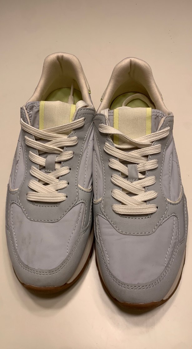 Beyaz Platform Topuklu Kadın Spor Ayakkabı - Görsel 2