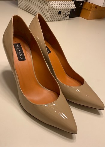 Vakko Bej Rugan Stiletto Topuklu Kadın Ayakkabı - Görsel 2